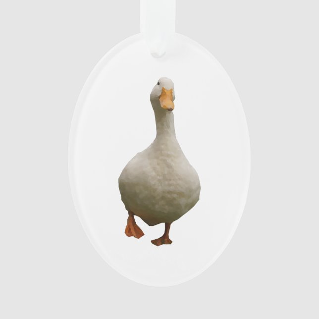 Pekin Duck Ornament (Front)