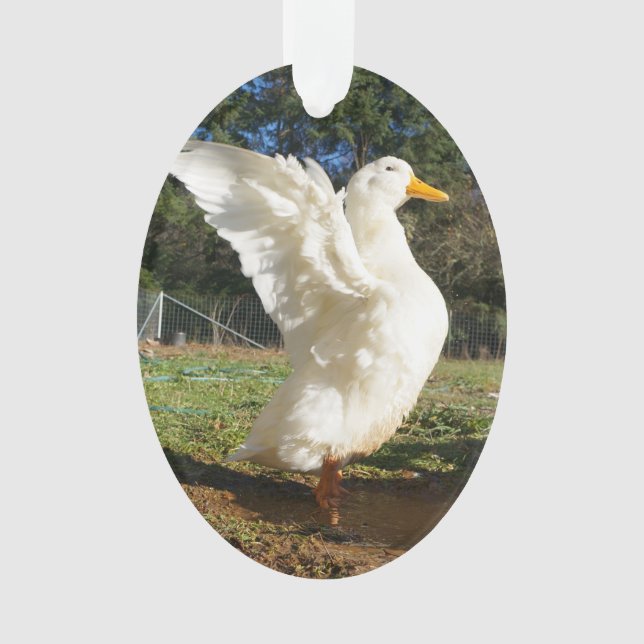Pekin Duck Ornament (Front)