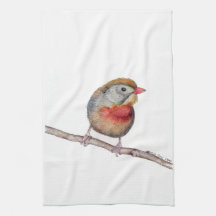 Pekin Robin Bird (Leiothrix lutea) Serviette de cu