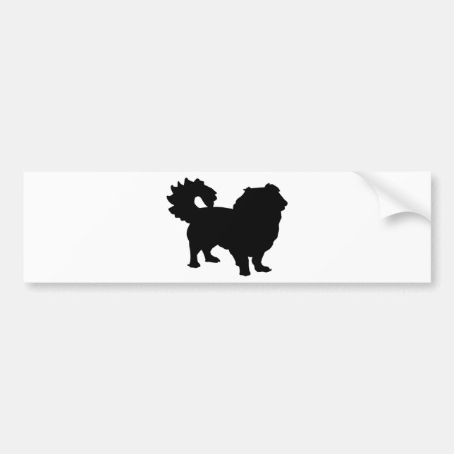 Pekinese Bumper Sticker (Front)