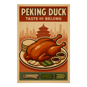 Peking Duck – A Culinary Icon of Beijing Poster