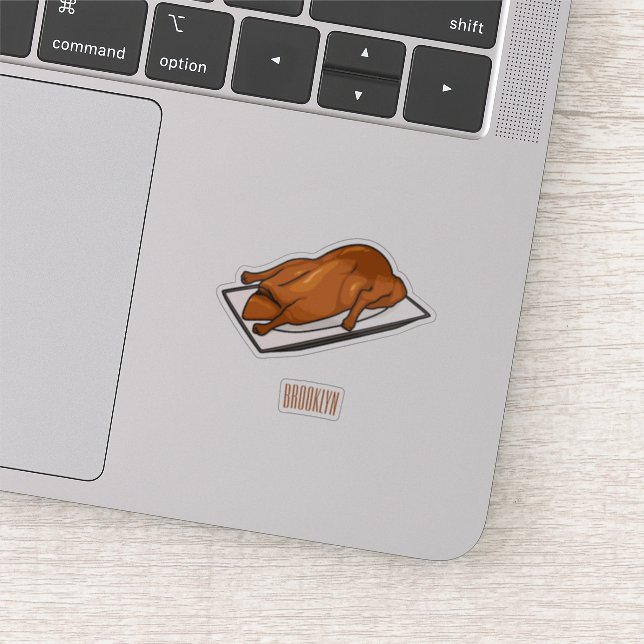 Peking duck cartoon illustration (Detail)