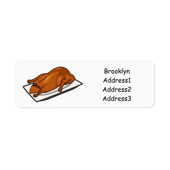 Peking duck cartoon illustration (Front)