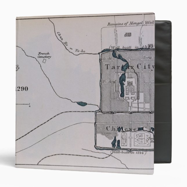 Peking, from 'The Book of Ser Marco Polo' Binder (Front/Inside)