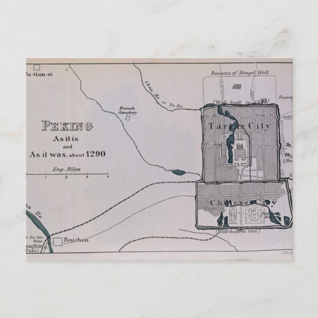 Peking, from 'The Book of Ser Marco Polo' Postcard (Front)