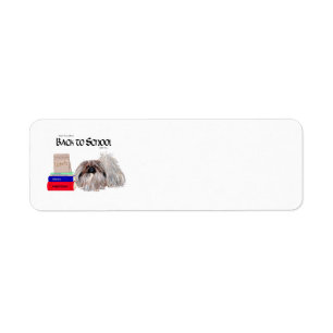 Pekingese Back to School Address Labels