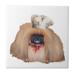 Pekingese Chef - Female Tile