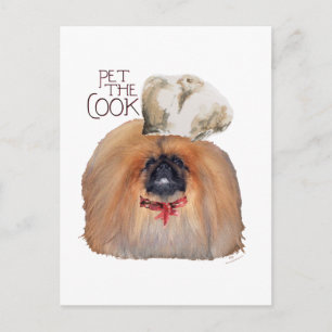 Pekingese Chef - Male Postcard