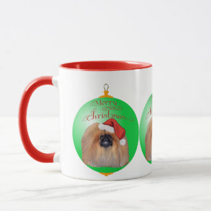 Pekingese Christmas Ornament Mug