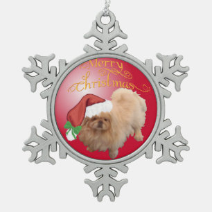 Pekingese Christmas Ornaments
