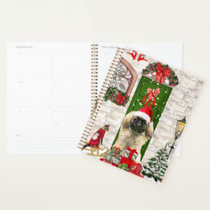 Pekingese Dog Christmas Gift Bag Planner