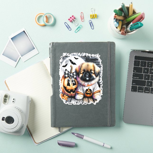 Pekingese Dog Halloween Square (iPad Cover)