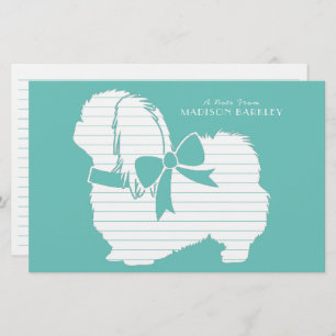 Pekingese Dog Puppy Stationery