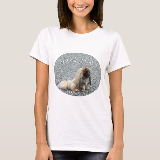 Pekingese Dog T-Shirt (Front)