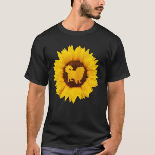 Pekingese For Women Men Pelchie Dog Sunflower Lov T-Shirt