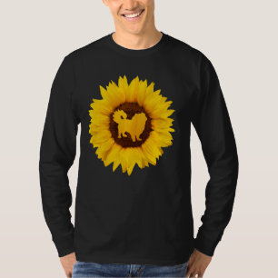 Pekingese  For Women Men Pelchie Dog Sunflower Lov T-Shirt