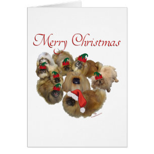 Pekingese Group Christmas
