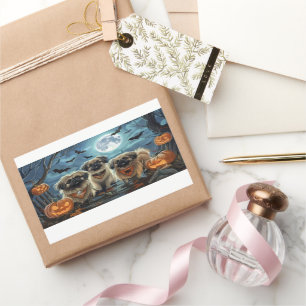 Pekingese Halloween Spooky Sticker