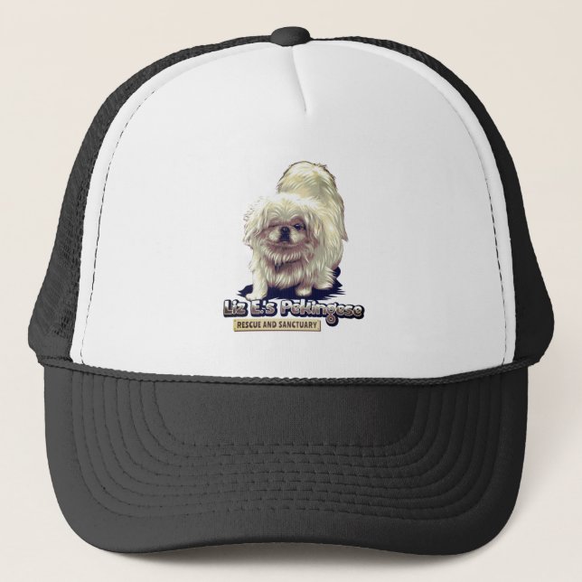 Pekingese Hat - baseball/trucker style feat. Pete (Front)