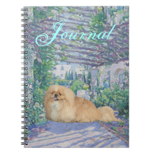 Pekingese in Lavender Notebook