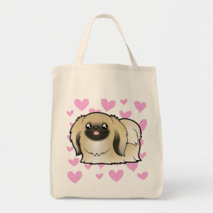 Pekingese Love (show cut) Tote Bag
