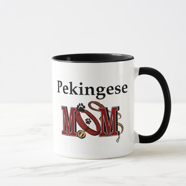 Pekingese Mom Mug (Right)