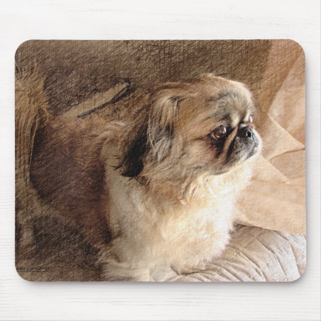 Pekingese Mouse Pad (Front)