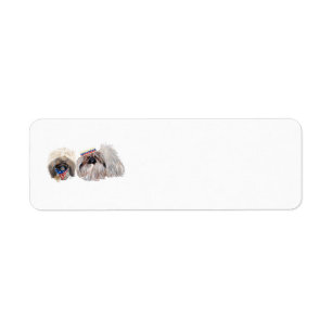 Pekingese Patriotic Return Address Labels