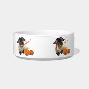 Pekingese Pirate Bowl
