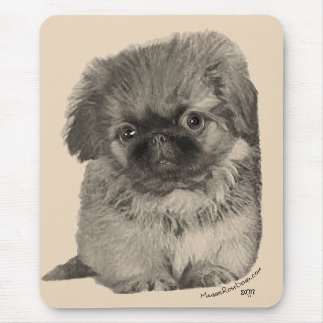 Pekingese Puppy Mouse Pad (Front)