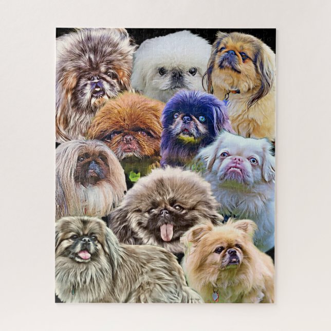 Pekingese Puzzle - un morceau d'art ! (Vertical)