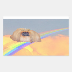 Pekingese Rainbow Sticker