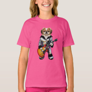 Pekingese Rock Star Kid's T-Shirt