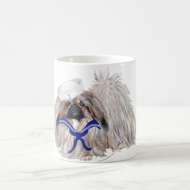 Pekingese Sailors Coffee Mug (Center)