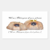 Pekingese Stickers
