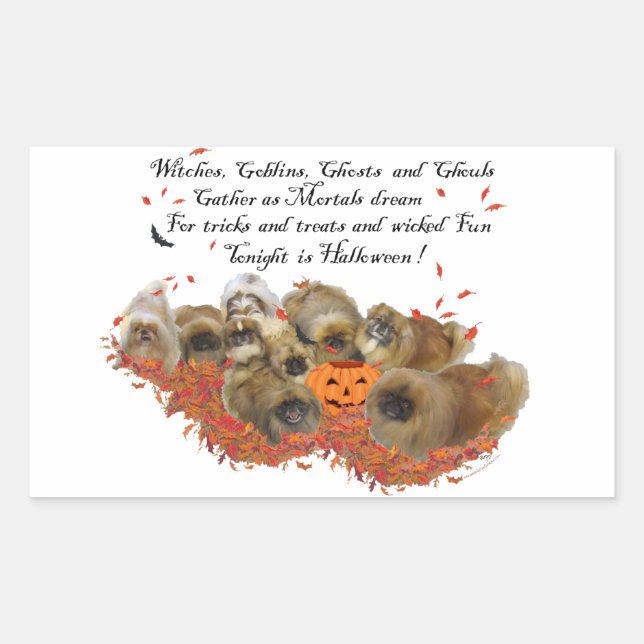 Pekingese Stickers (Front)