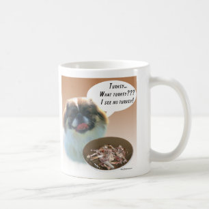 Pekingese Turkey Coffee Mug