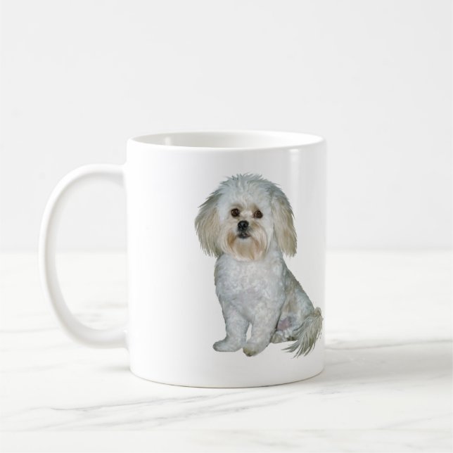Pekkapoo (Peek-a-Poo) Coffee Mug (Left)