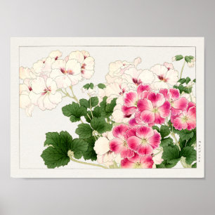 Pelargonium by Tanigami Konan Poster