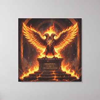 Pelasgian Altar of the Flaming Eagle X Canvas Print