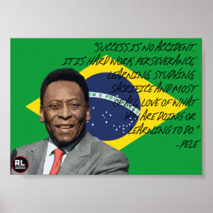 Pele Quote Poster