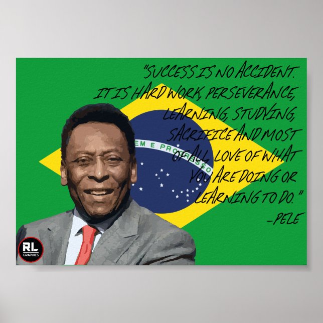 Pele Quote Poster (Front)