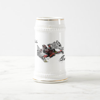 Pelea de Gallos Beer Stein
