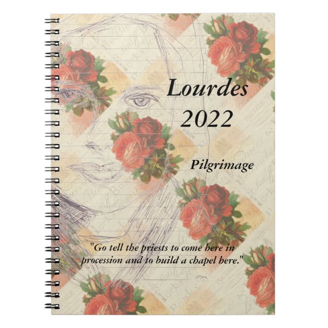 Pèlerinage de Lourdes 2022 Carnet (Devant)