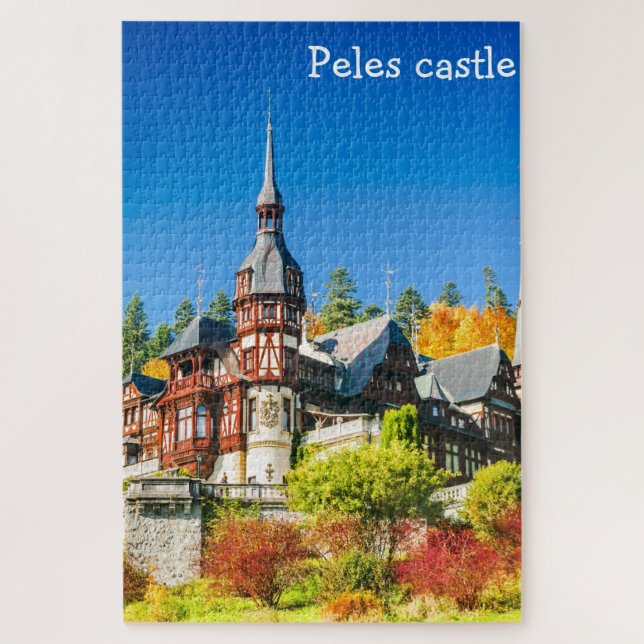 Peles castle jigsaw puzzle (Vertical)