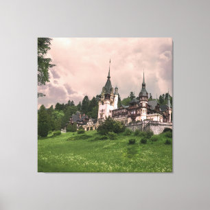 Peles Castle Romania Canvas Print