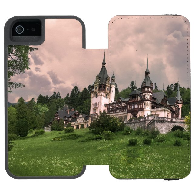 Peles Castle Romania Incipio iPhone Wallet Case (Folio Open)
