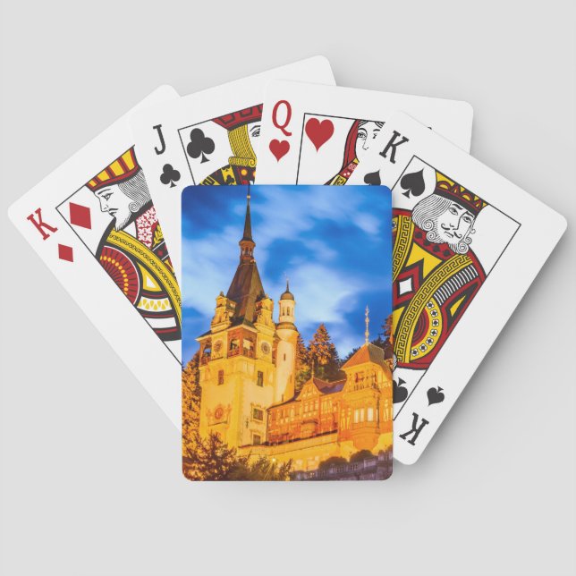 Peles castle Sinaia Playing Cards (Back)