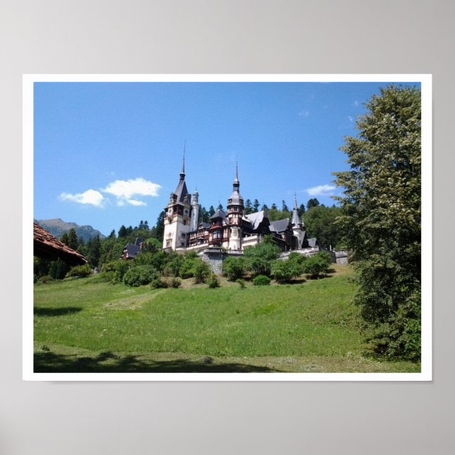 Peles Castle, Sinaia, Romania Poster (Front)