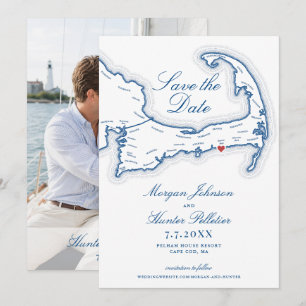 Pelham House Resort Enregistrez la Date Carte du